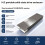 M2 SSD Case NVMe& Dual Protocol SSD Enclosure Adapter 10Gbps USB 3.2 Gen2 USB C External Enclosure for PC A 3