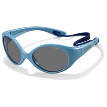 Polaroid Kids Sunglasses PLD 8010/S 47/16/102 Azure Rubber frames KIDS PLD 8010/S