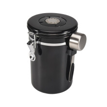 Coffee Jar Airtight 500G Beans,1.8L Beans Container,Vacuum Coffee Box with Spoon Storage Jar for Coffee Powder,Tea,Cocoa