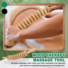 12 Rollen HolzmassagegeräT Gebogene ÜBungsrollenstäBe GanzköRper-Holztherapie-Massagewerkzeuge Muskelschmerzlinderung