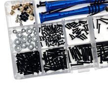 M2 M2.5 M3 Screws Fastener Kit Sleeve Hex Wrench Tool for 12423 12427 12428 12429 1/12 RC Car Spare Parts