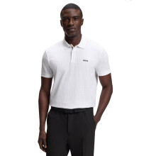 (M, White) Hugo Boss Mens 2026 Birdie 3 Golf Stretch Performance Cotton Polo Shirt