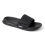 Reef (2 UK, Black/White) Reef Kids Salty Adjustable Strap Slides 1