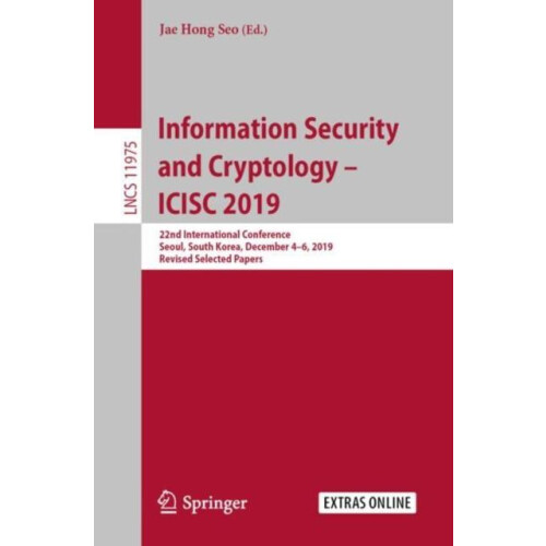 Information Security and Cryptology ICISC 2019 22nd International Conf