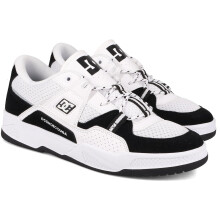 (11.5 UK, Black/White) DC Shoes Mens Construct Trainers