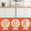 24Pcs Boho Rattan Dresser Knobs Round Wooden Drawer Knobs Cabinets Dresser Handles Hardware Pulls Cabinet Knobs 5