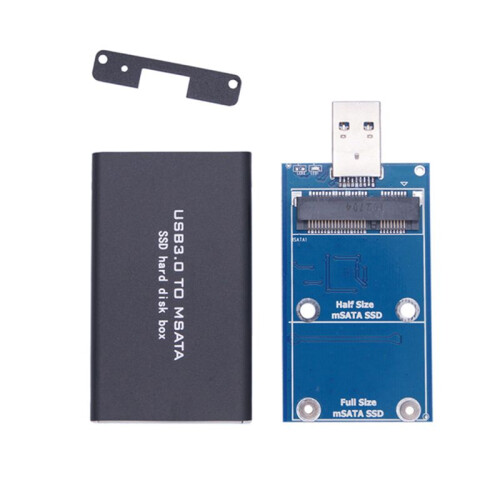 MSATA un USB USB 3.0 un MSATA SSD Enclosure USB3.0 un MSATA Case Hard Disk Adapter M2 SSD External HDD Box HDD Case 2