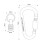 Bit Holder Keychain, 10Pcs 1/4 Hex Shank Impact Drill Bit Keychain Quick Change Connect Holder Drill Screw Adapter 8