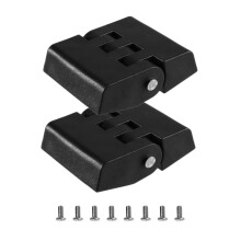2 Pcs Motorcycle Rear Top Case Hinges Includes Two Nylon Hinges Eight Screws Hardware Motorbike Tail Box Hinges