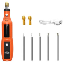 SINAIJIE Cordless Electric Grinder 16000RPM USB Rechargeable Rotary Tool for DIY Crafts
