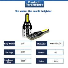 30Pcs T10 W5W LED Car Interior Bulb Light for  Avensis Rav4  Astra Mokka  Focus 2 3 Fiesta 12V