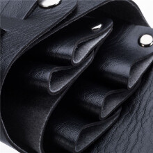3X Leather Hairdressing Case Tools Scissor Bag Barber Pouch Holder Rivet Purse Adjustable Waist Shoulder Belt
