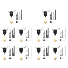 10X DIY Pendulum Clock Movement Mechanism with 30 Pairs Different Hands Quartz Repair Shaft Wall Clock Kit Parts