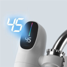 2X 3000W Instant Electric Hot Water Heater Faucet Digital Display Heating Tap Water Heater for Bathroom Faucet US Plug