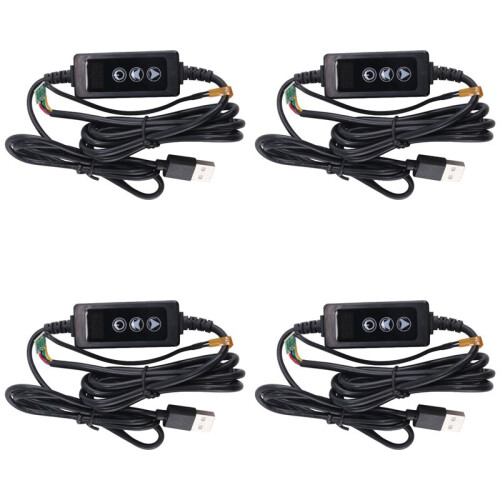 4X New USB  Thermostat  LED Digital Control Temperature Controller Thermometer Thermoregulator  5-24V 12V