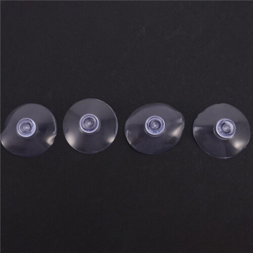 300Pcs 40Mm Clear Suction Cup Sucker Mushroom  Suction Cup Suction