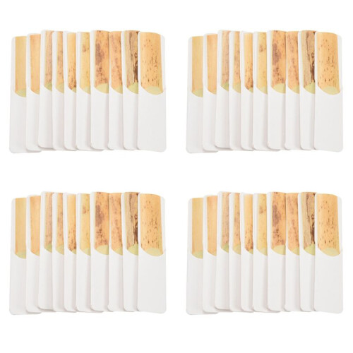 40Pcs Anches pour Saxophone Alto Mib Anches Sax Pièces et Accessoires pour Instruments à Vent Force 2.5