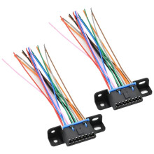 2X DIY16pin OBD2 Extension Cable for // Female Automotive Car Diagnostic Auto Tool OBD 2 Connector