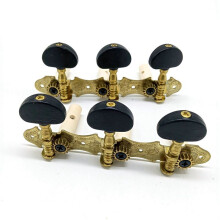 Left Right Classical Guitar String Tuning Pegs Machine Heads Tuners Keys 15L15R Professional Guitar Accessories,Black