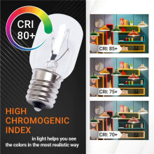 Microwave Light Bulb 40W E17 125V Replacement Part - Exact Fit for Microwaves and the Lava Lamps - Pack of 12