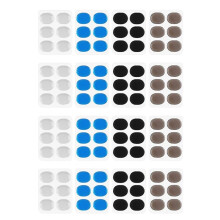 96 Pcs Silicone Drum Damper Pads, Drum Snare Mute Pad Soft Drum Damper Gel Pads for Drums Tone Control