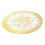 36 Exquisite Gold-Tone Flower Dinning Table COASTERS SET 1