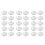 30 Pcs Transparent Small Plastic Coin Box 18mm 1