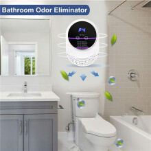 2X Eliminador de Odores para Remoção de Odores Fortes Ionizadores de Ar para Casa, Animais de Estimação, Banheiro, Guarda-Roupa, Quarto, Cozinha,