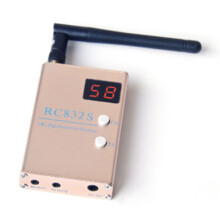 4X FPV RC832 RC832S Receiver 5.8G 48CH 600Mw Aerial Photography 5.8GHz AV Receiver System with A/V and Power Cables