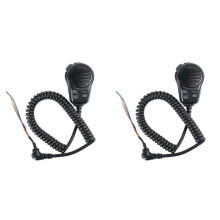 2X Marine Radio Handluidspreker PTT Mic HM-164B voor IC-M45/M59/M304/M411/M412 Maritieme Radiomicrofoon