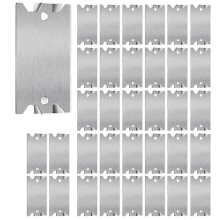 100X Safety Nail Plate for Wood Studs Cable Protector Plate Steel Safety Plate for Wood Stud Anti Nail Protection Plate