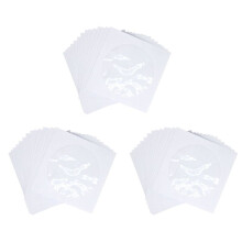 CD DVD-Hoezen, DVD CD Media Papieren Envelophoezenhouder met Doorzichtig Venster Sluitklep Wit, Verpakking van 300