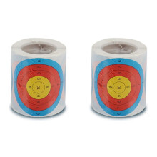 2X Target Paper Self-Adhesive Target Paper Sticker is Small Convenient and Easy to Carry Multicolor