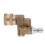 2 Set 1/4In Quick Connect Pivoting Coupler Adjustable Adapter W/5 Spray Nozzles Copper Connection 5