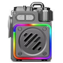 Potente Altavoz Inalámbrico para Exteriores con Subwoofer de Escritorio RGB