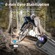 5K Action Camera Waterproof Sports Cameras Road Bike Motorcycle Helmet Camcorder EIS Anti Shake Drive Recorder 64G Card