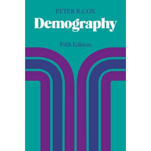 Demography by Peter R. Cox Paperback Book