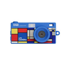 -Action-Kamera mit Schlüsselanhänger, 3,7 cm (1,47 Zoll), Retro-2K-Digitalkamera, CCD-Kamera mit Blitzlicht und Loop-Aufnahmefunktion D