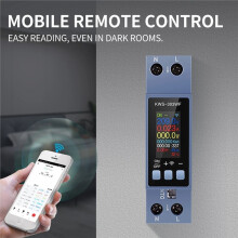 Tuya WIFI Circuit Breaker 40A with Voltage Current Power Meter AC85-290V