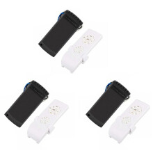 3X Tuya WiFi Plafondventilator Afstandsbediening Kit APP Controle Home Aangepaste Windsnelheid voor Alexa Home, 220V