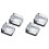 4x Power Push Button  Cover,Waterproof and Collision Resistant, for 25mm Mounting Hole B 1