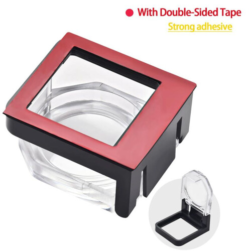 4x Power Push Button  Cover,Waterproof and Collision Resistant, for 25mm Mounting Hole B 2