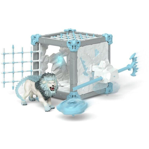 Schleich Figurine BattleCave Ice Lion, Schleich 42766 Eldrador Creatures 1