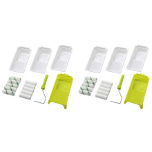 2X Paint Tray Kit, 4 Inch Paint Roller Tray Liner, Paint Tray, Paint Tray Liners Disposable 6 Pcs, Paint Tray Liners
