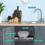2X Tuya WiFi Water Valve Water Meter Water Flow Rate Water Temperature Display Controller  APP Control US PLUG 6
