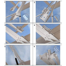 2X Greenhouse Window Opener 14Kg Max Lifting Capacity Automatic Greenhouse Window Regulator Suitable for All Greenhouse