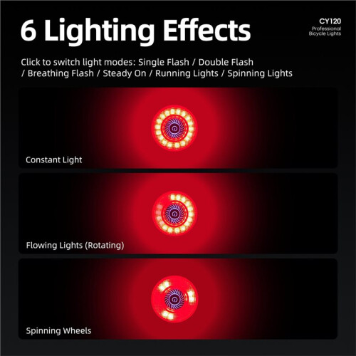 Advanced Bicycle Tail Light with  Brake Sensing 2