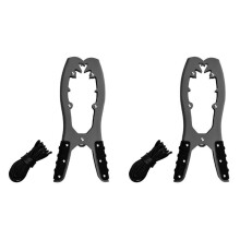 2X Kayak Anchor Grip,Canoe Anchor Grip,Brush Anchor Gripper Clamp Rubber Non-Slip GripA