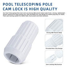 4 Pcs Pool Telescoping Pole Cam Lock Replacement for EZ Lock Cam for Telescopic Swimming Pool Poles with Twist Lock A