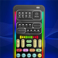 5X I9 Voice Changer Volledige Set Meerdere Audio-Effecten Live-Geluidskaarten Ultradunne Draagbare Live-Geluidskaart Mic Tool